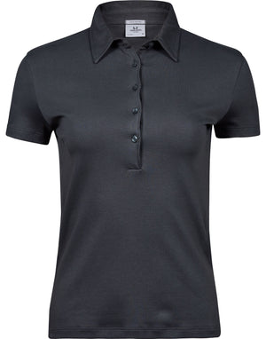 Ladies' Pima Cotton Polo - Dark Grey