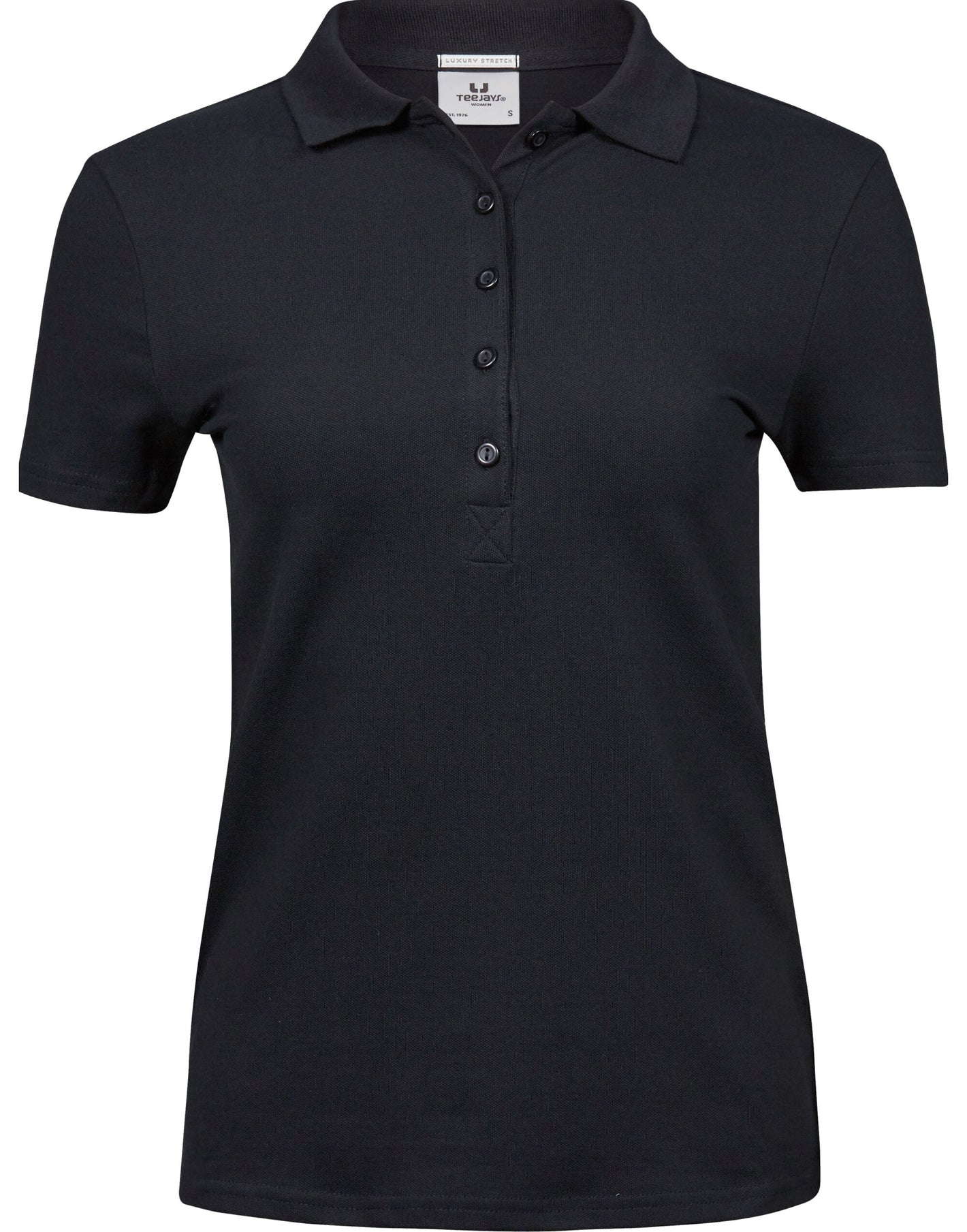 Ladies' Luxury Stretch Polo - Black