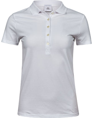 Ladies' Luxury Stretch Polo - White