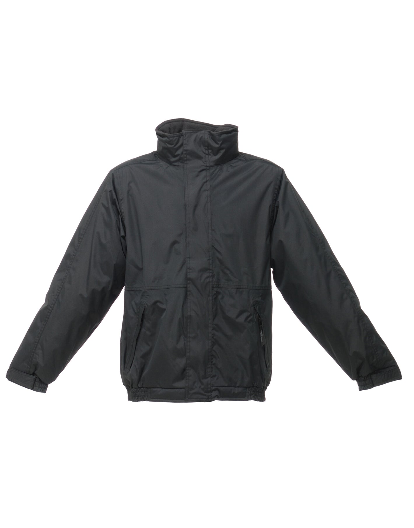 Regatta Professional TRW297 Dover Men's Fleece Lined Bomber Jacket Black/Ash