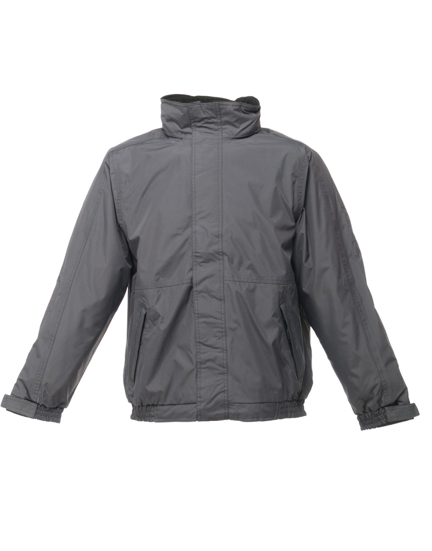 Regatta Professional TRW297 Dover Men's Fleece Lined Bomber Jacket Seal Grey/Black