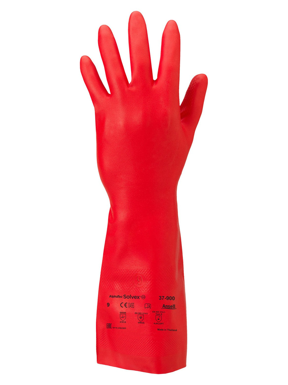 An37-900 Ansell Solvex Glove-Pack of 12