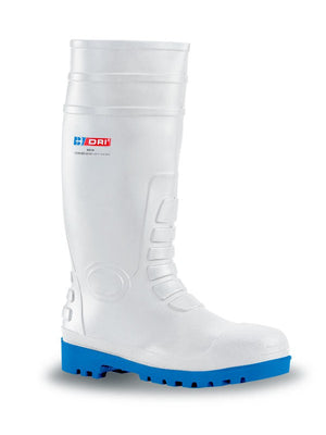 White Pvc Safety Wellington Boot S4