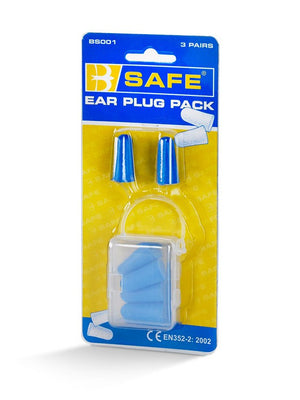 Bs001 B-Safe Ear Plugs 3/Pack