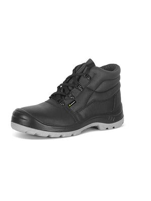 CDDSCCMSBL Black 4 D-Ring Boot with Midsole & Scuff Cap