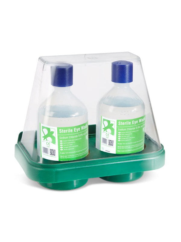 CM0702 Click Medical Double Eyewash Stand With 2 X 500Ml