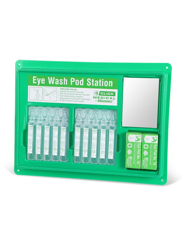 CM0715 Click Medical Eyewash Pod Station (10X20Ml)