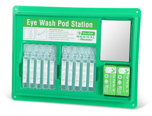 CM0715 Click Medical Eyewash Pod Station (10X20Ml)