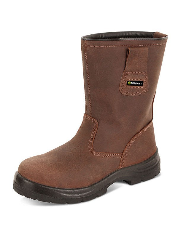 CTF48BR Brown S3 Pur Rigger  Boot