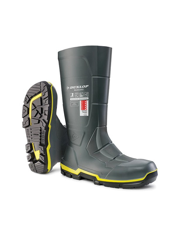 MZ2LE01 Grey Acifort Metguard Full Safety Wellington