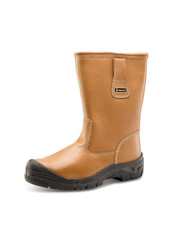 RBLSSC Tan Rigger Boot Lined Sup S/Cap