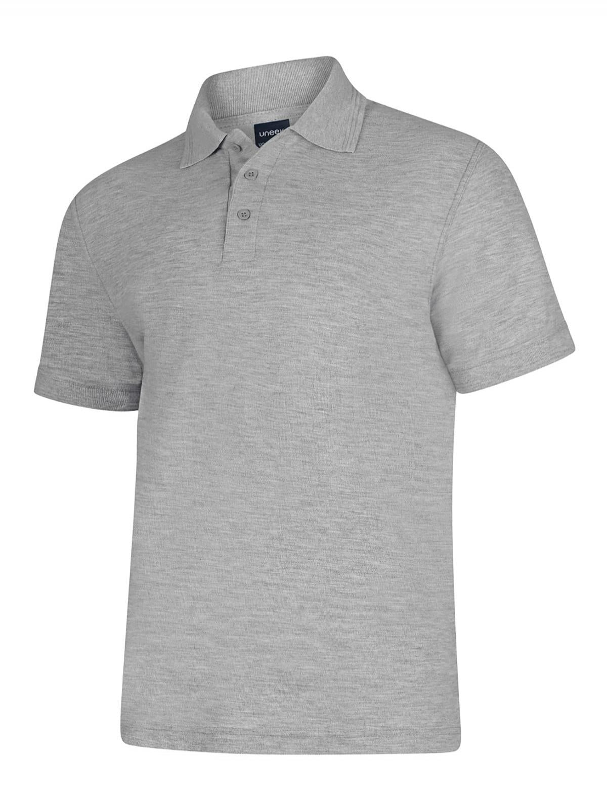 UC108 Deluxe Poloshirt -  Heather Grey