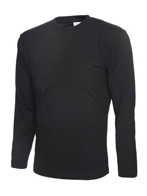 UC314 Mens Long Sleeve T shirt - Black