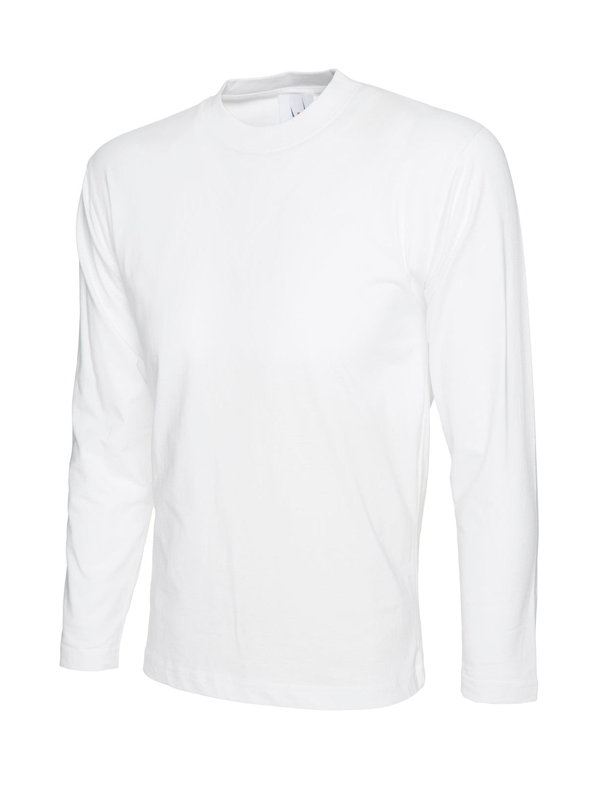 UC314 Mens Long Sleeve T shirt - White