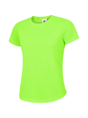 UC316 Ladies Ultra Cool T shirt - Electric Green