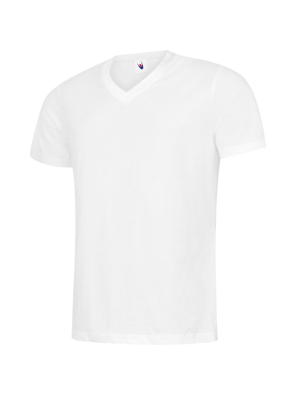 UC317 Classic V Neck T shirt - White