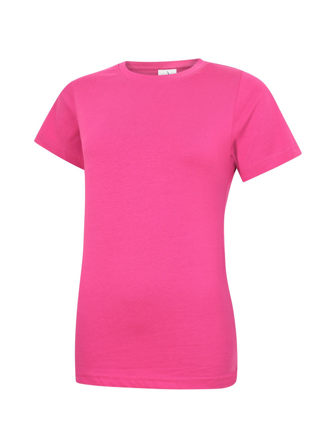 UC318 Ladies Classic Crew Neck T Shirt - Hot Pink