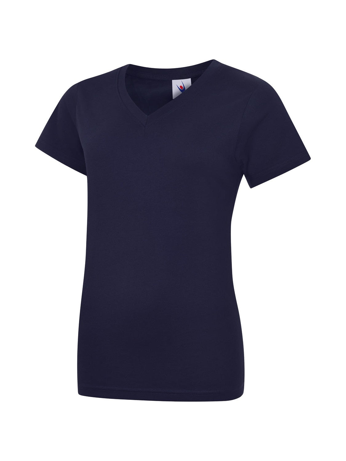 UC319 Ladies Classic V Neck T Shirt - Navy