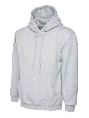 UC501 Premium Hooded Sweatshirt - Heather Grey