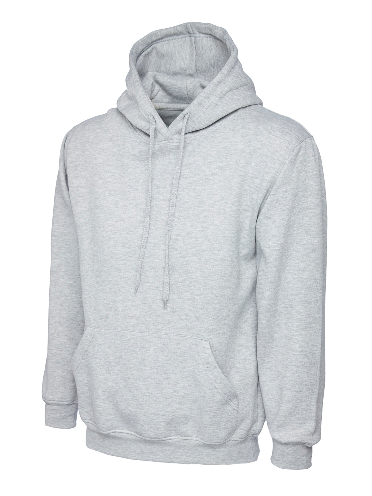 UC502 Classic Hooded Sweatshirt - Heather Grey