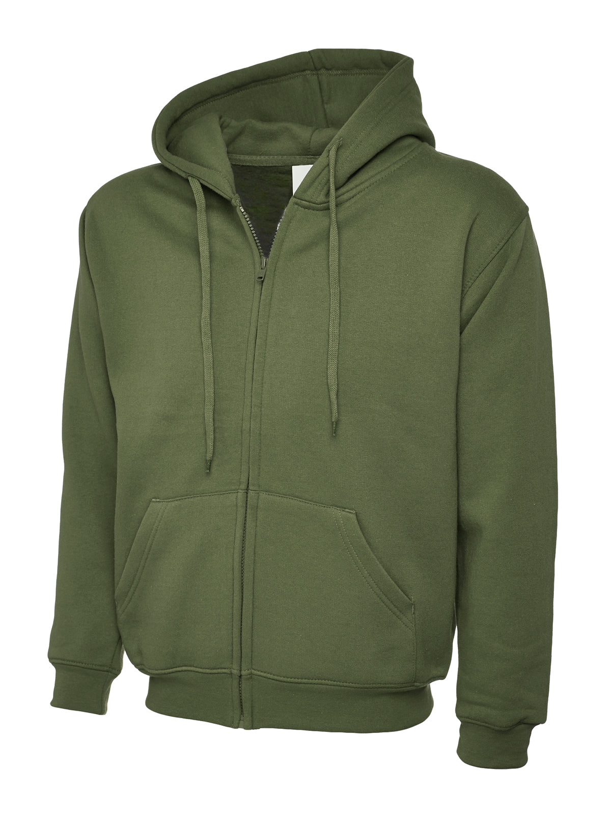 UC504 Classic Full Zip Hoodie - Olive