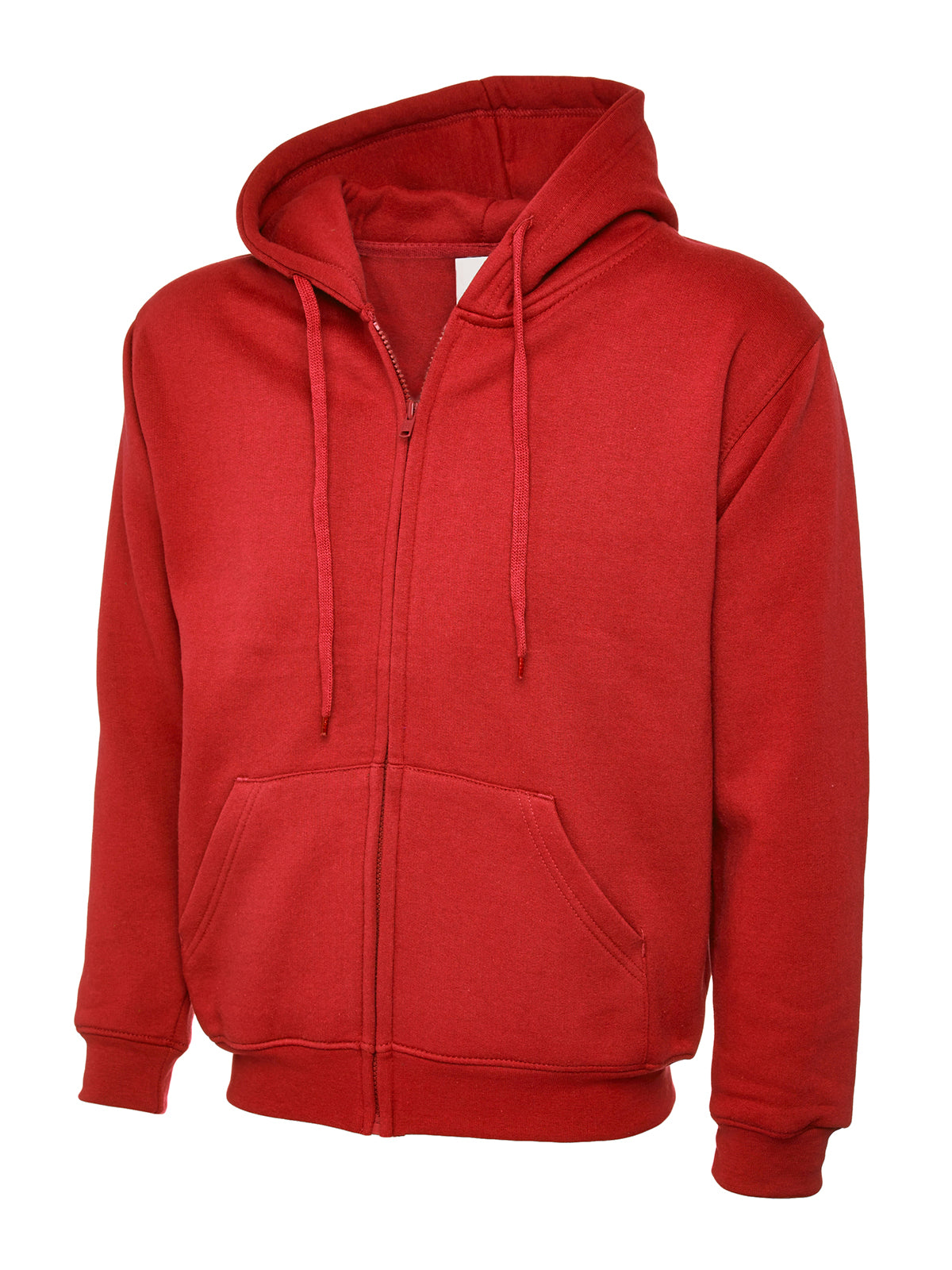 UC504 Classic Full Zip Hoodie -  Red