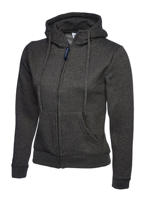 UC505 Ladies Classic Full Zip Hoodie -  Charcoal