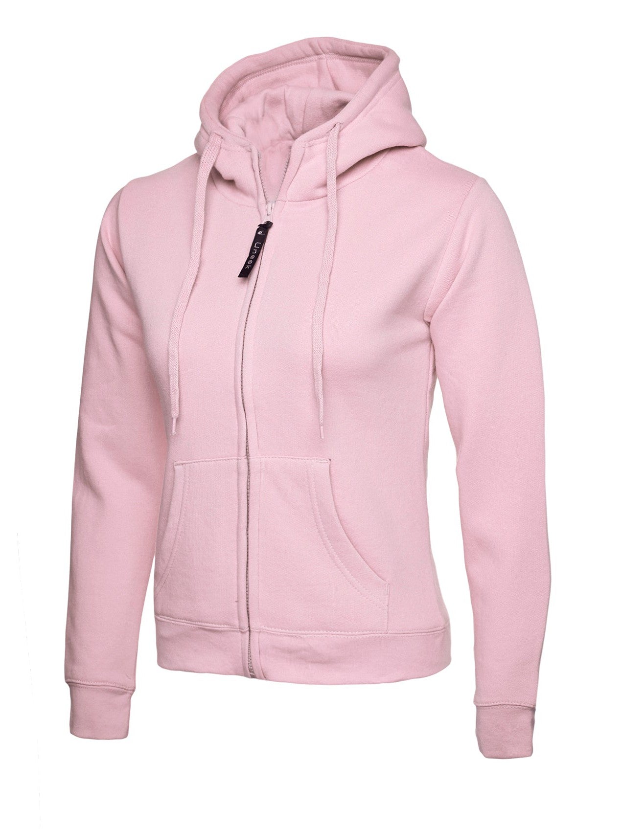 UC505 Ladies Classic Full Zip Hoodie - Pink