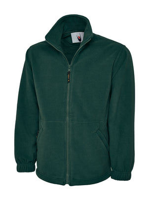 UC601 Premium Full Zip Micro Fleece Jacket - Bottle Green