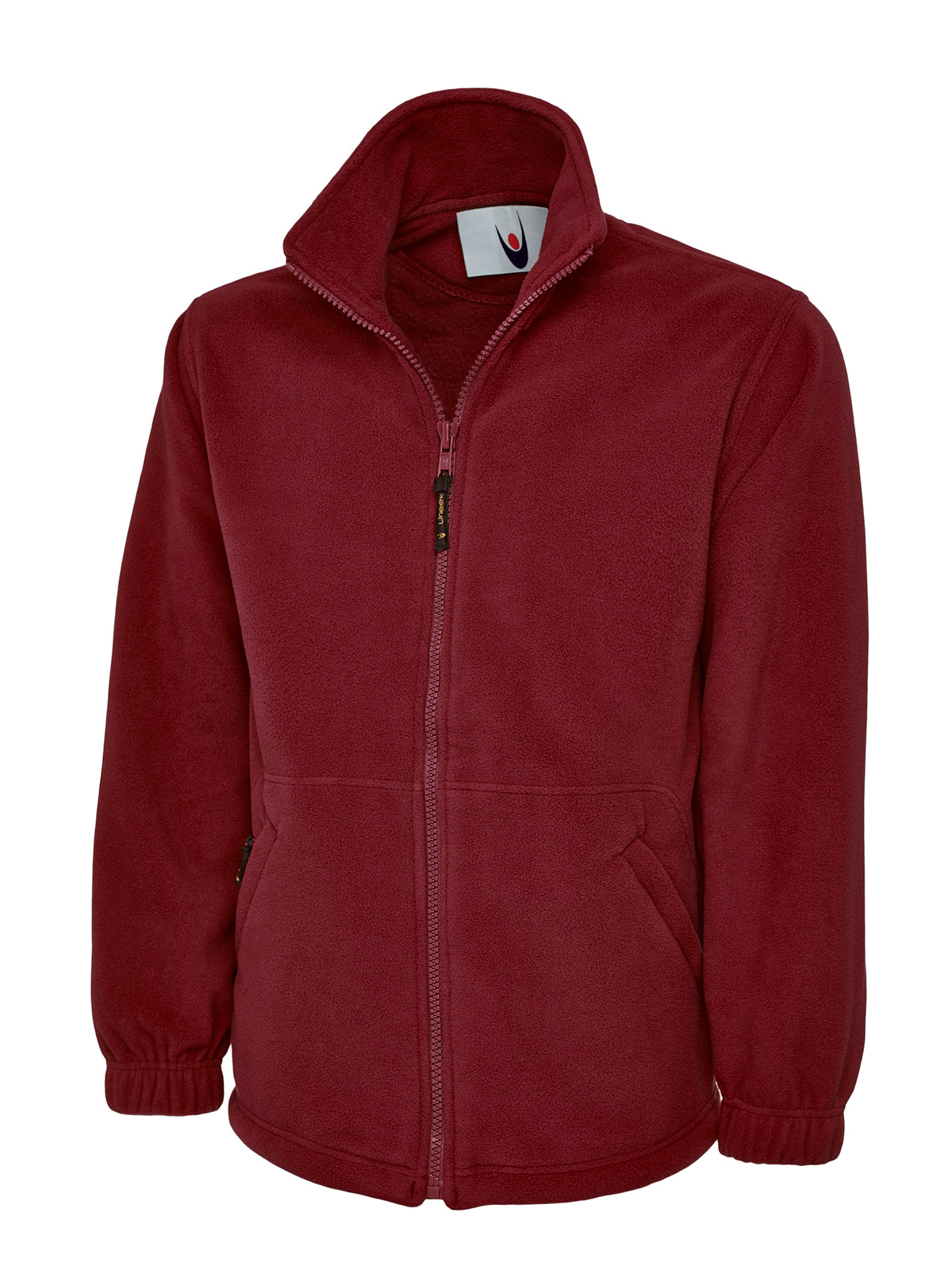 UC601 Premium Full Zip Micro Fleece Jacket - Maroon