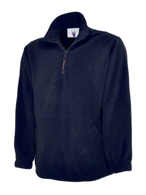 UC602 Premium 1/4 Zip Micro Fleece Jacket - Navy