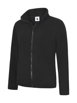 UC608 Ladies Classic Full Zip Fleece Jacket - Black