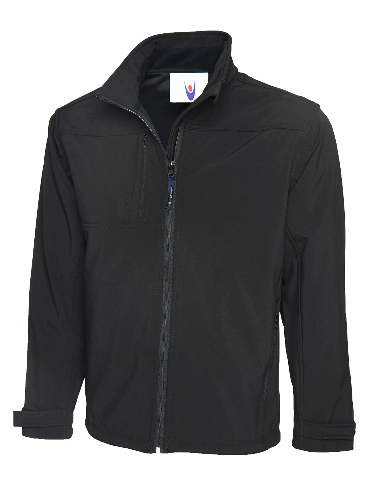 UC611 Premium Full Zip Soft Shell Jacket - Black