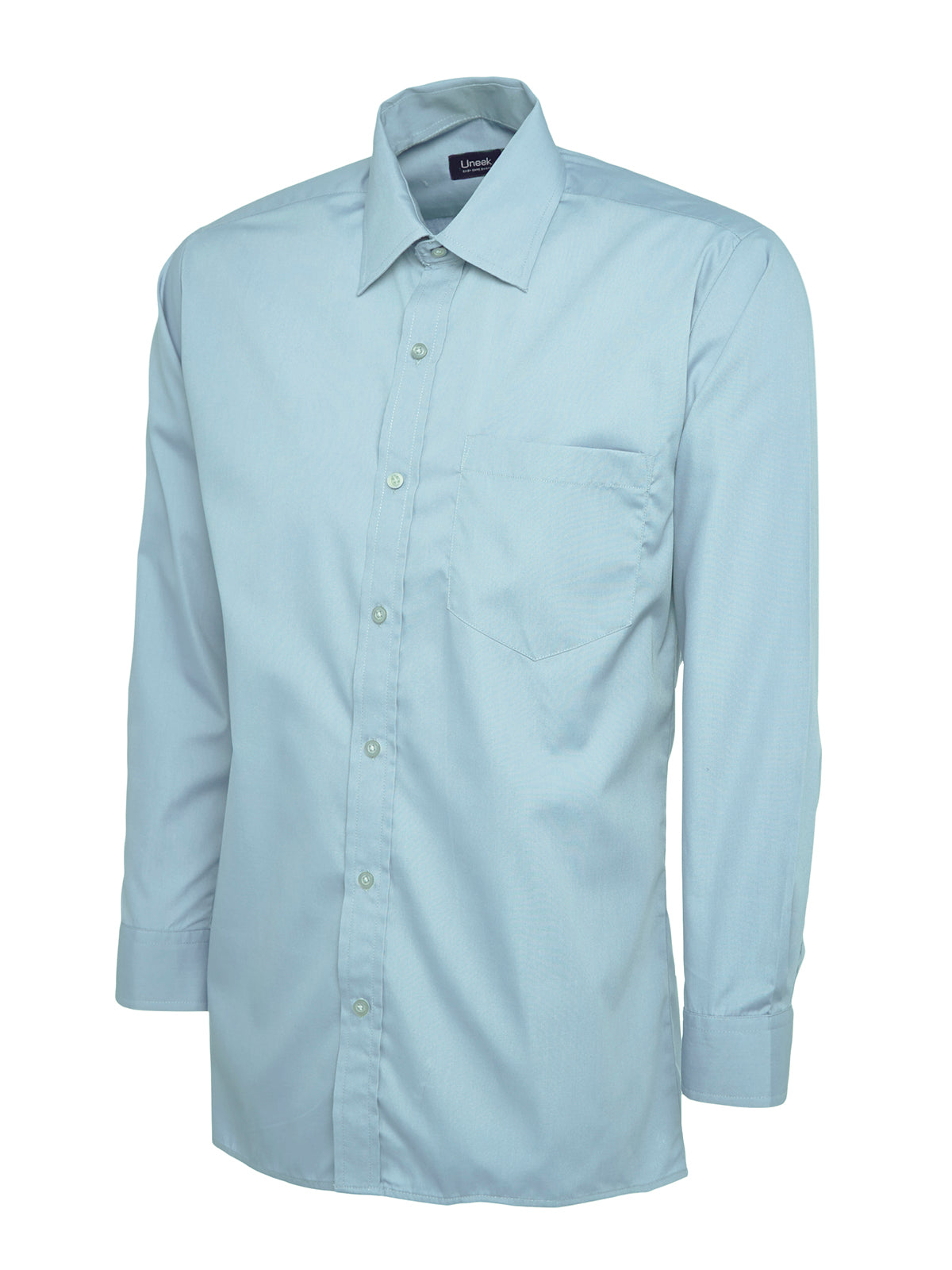 UC709 Mens Poplin Full Sleeve Shirt - Light Blue