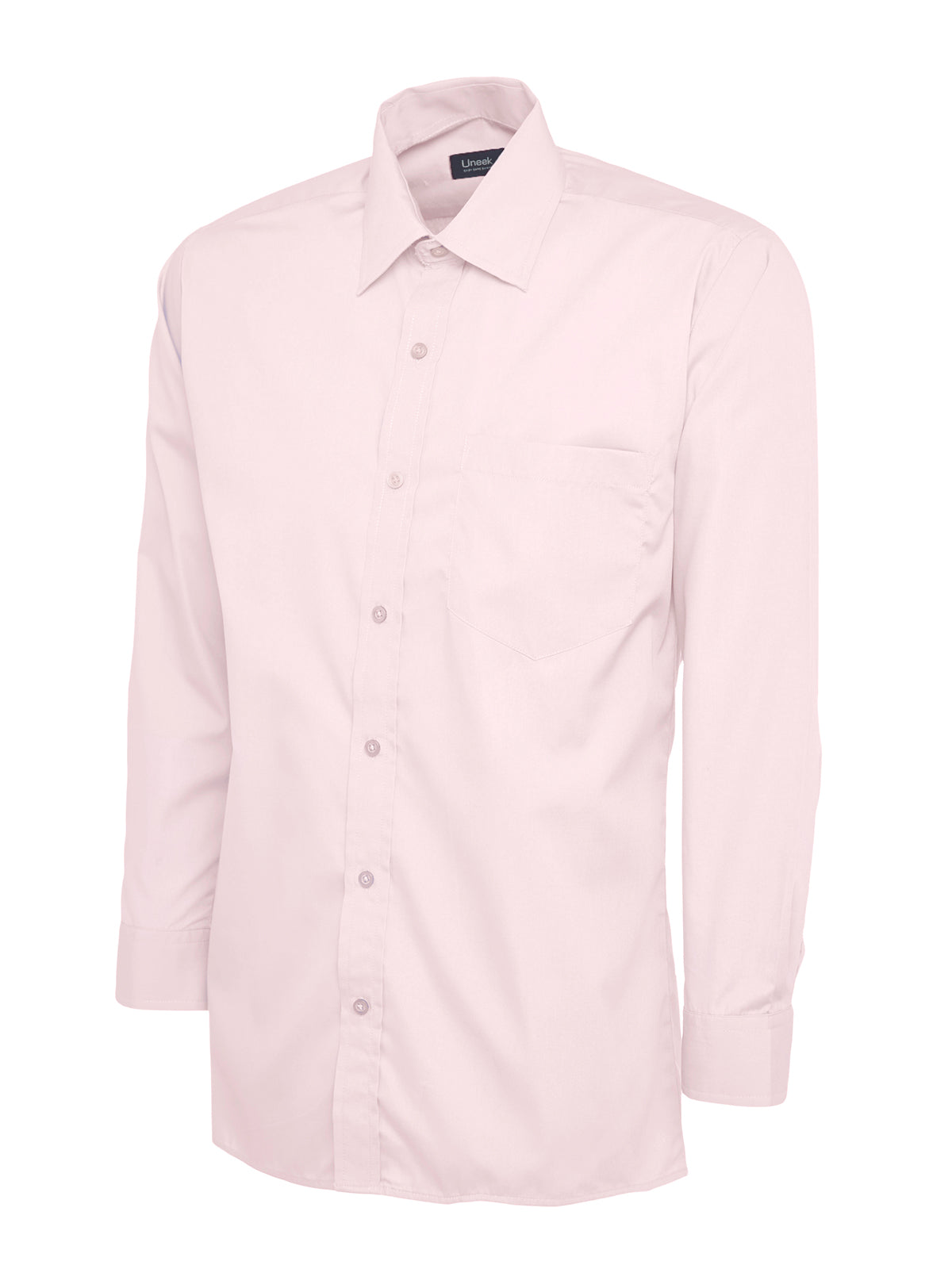 UC709 Mens Poplin Full Sleeve Shirt - Pink