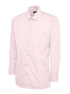 UC709 Mens Poplin Full Sleeve Shirt - Pink